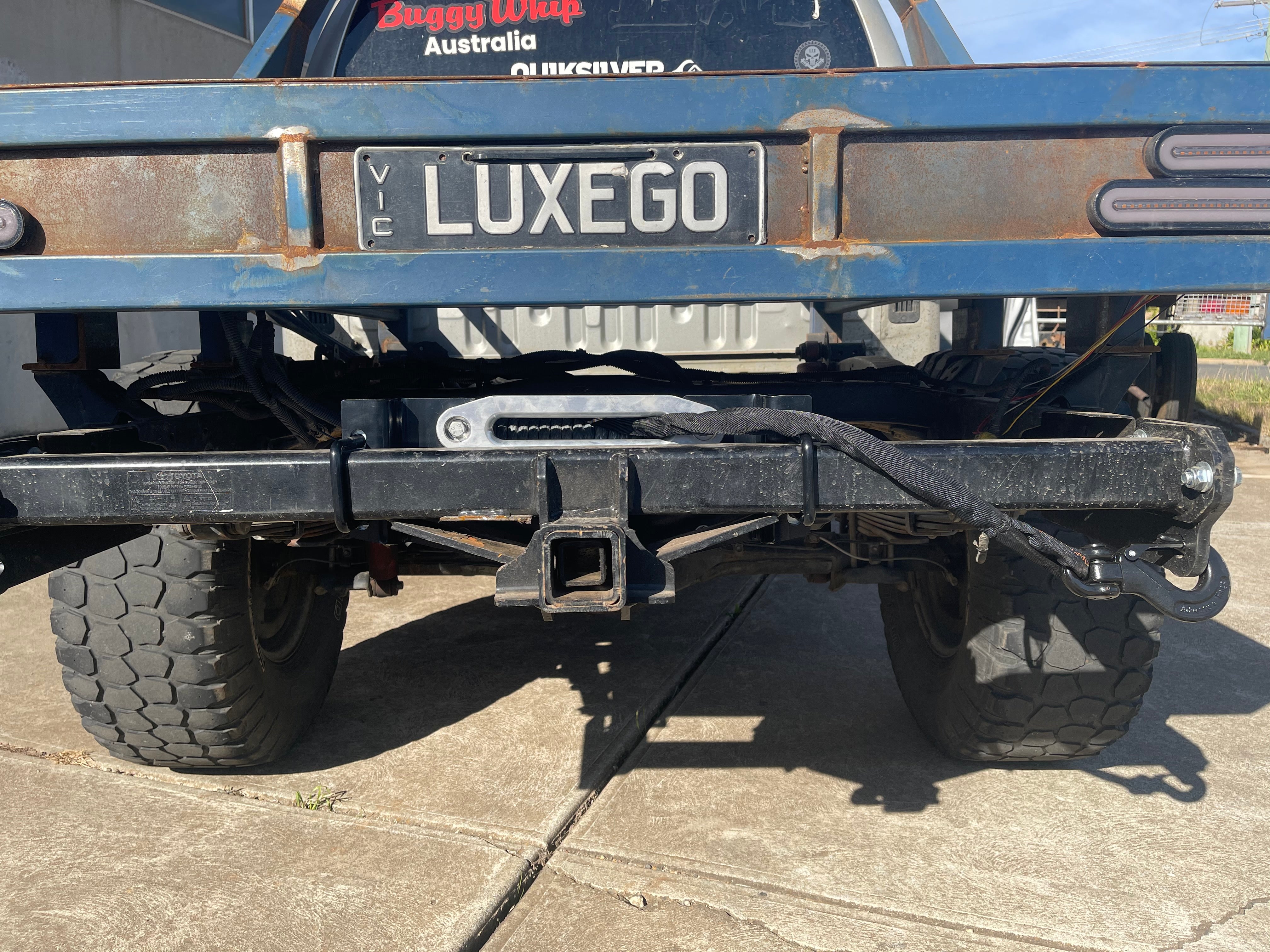 N70 rear winch cradle 47 Fabrication